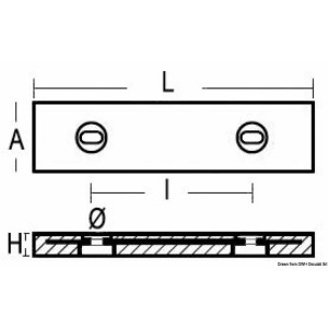 Anodo da imbullonare