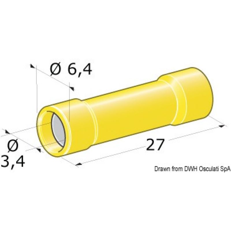 Spinotti maschio + giunzioni femmina preisolati