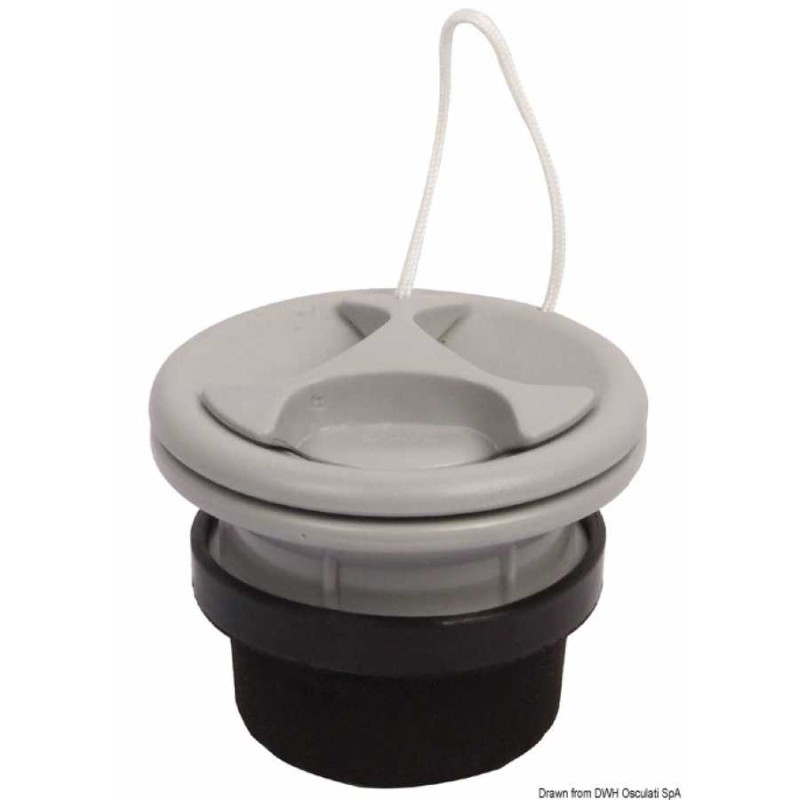 Valvola di gonfiaggio e sgonfiaggio per gommoni