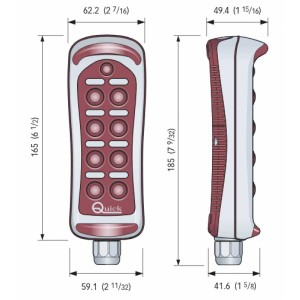 Quick HRC 1008 pulsantiera a 8 tasti multiuso