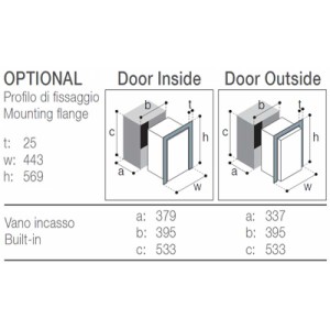 Frigo freezer VitriFrigo C42L, unità refrigerante esterna