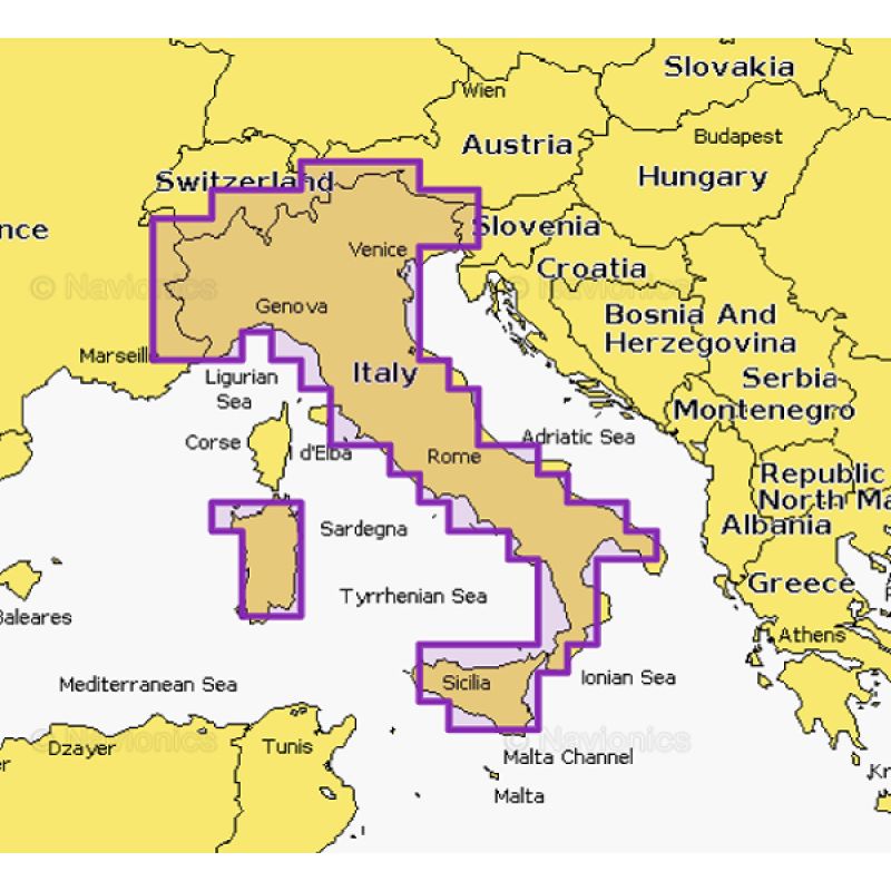 Cartografia Navionics PLATINUM+ REGULAR micro-SD/SD card