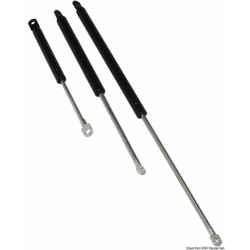 Molla a gas in acciaio verniciato occhio - occhio