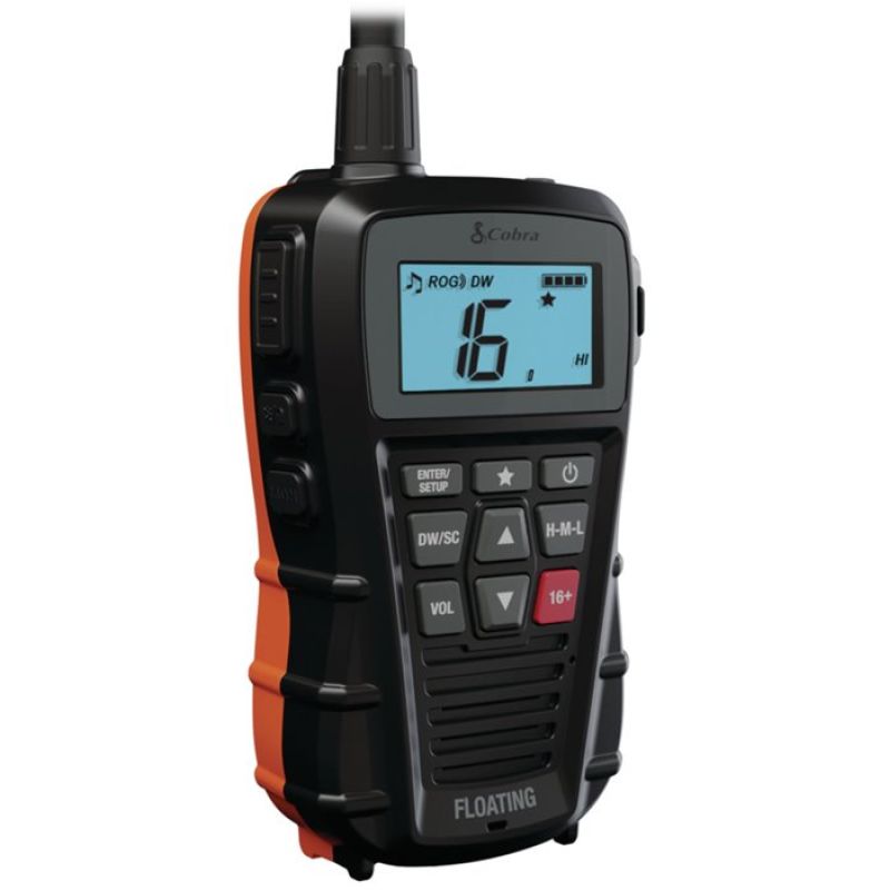 VHF Portatile Cobra BlueBound 150E Galleggiante IPX7