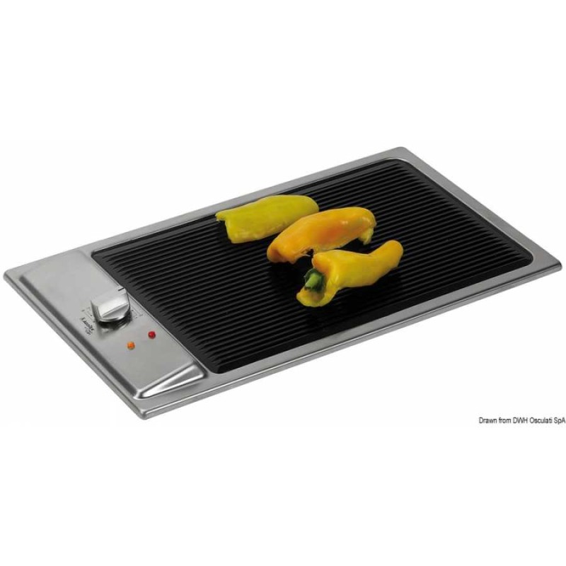 Barbecue elettrico vetroceramico in Acciaio Inox