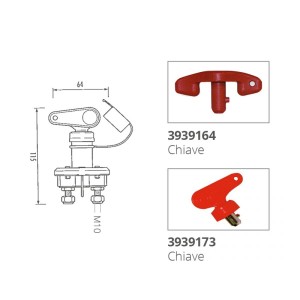 Stacca Batteria Unipolare 100a