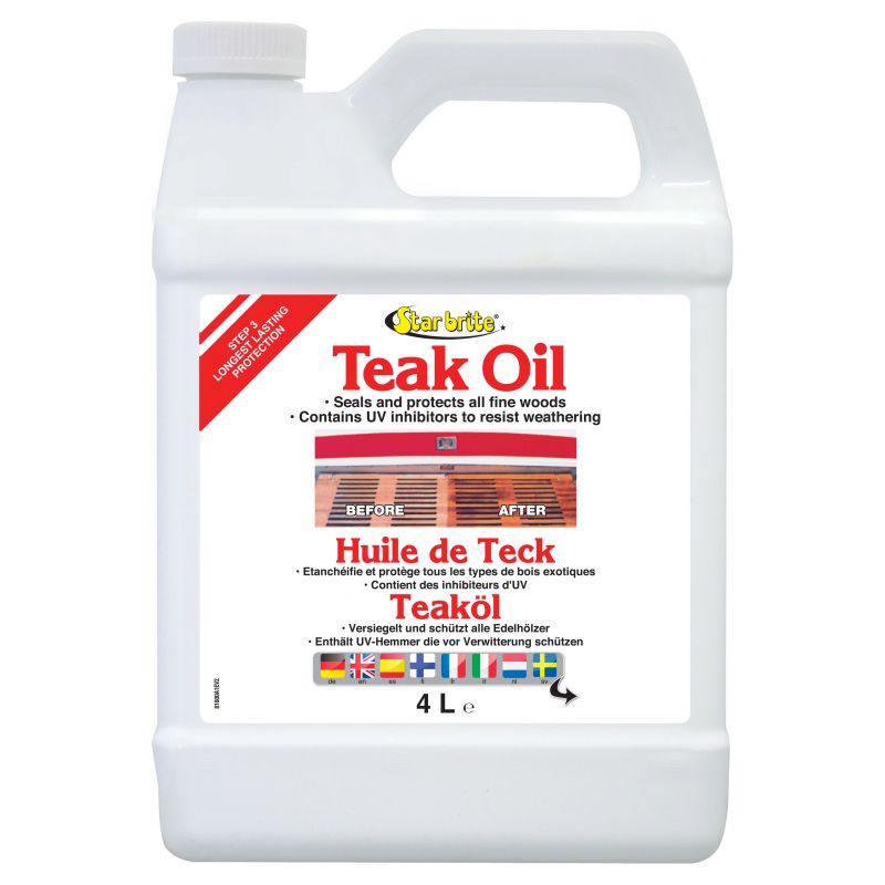Star Brite Teak Oil – Olio Protettivo per Teak Marino
