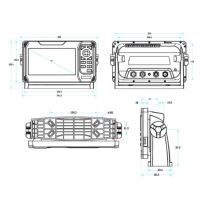Navigatore GPS Sportnav SPO27F, ecoscandaglio 7” a Colori con Trasduttore e Antenna GPS