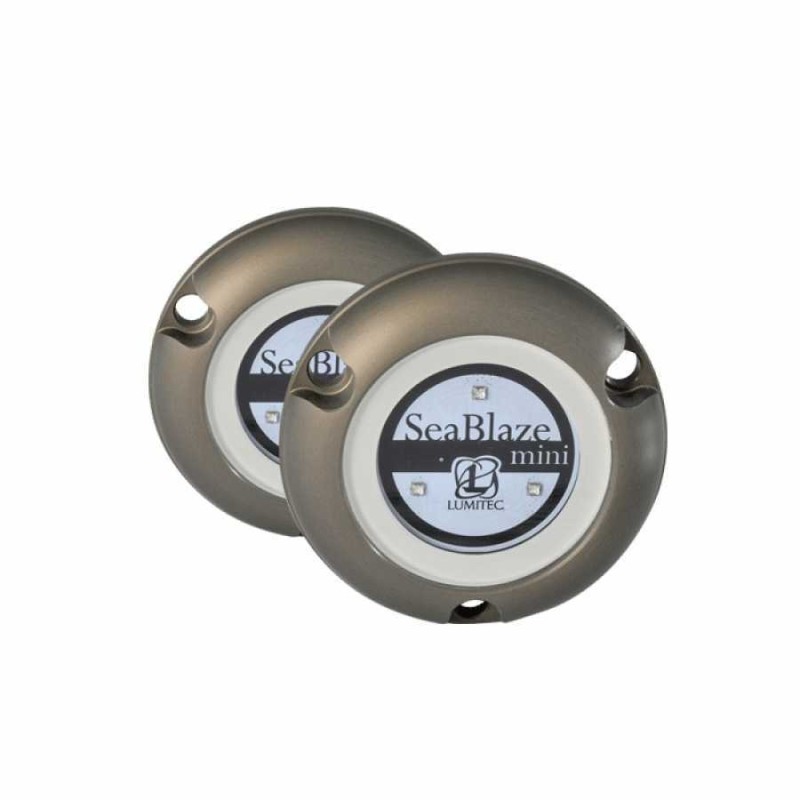  Lumitec SeaBlaze Mini, COPPIA luci LED subacquee Blu 