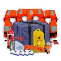 Nautica Più Kit Sicurezza Barca 4 Persone Entro 12 Miglia – Dotazioni Complete in Borsa Impermeabile