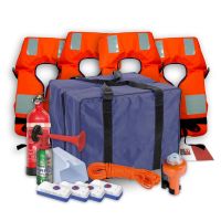 Kit Sicurezza Barca 4 Persone Entro 12 Miglia – Dotazioni Complete in Borsa Impermeabile - foto 2