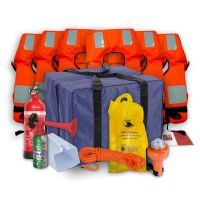 Nautica Più Kit Sicurezza Barca 6 Persone Entro 6 Miglia – Dotazioni Complete in Borsa Impermeabile