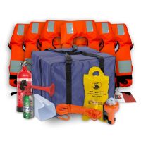 Nautica Più Kit Sicurezza Barca 6 Persone Entro 3 Miglia – Dotazioni Complete in Borsa Impermeabile