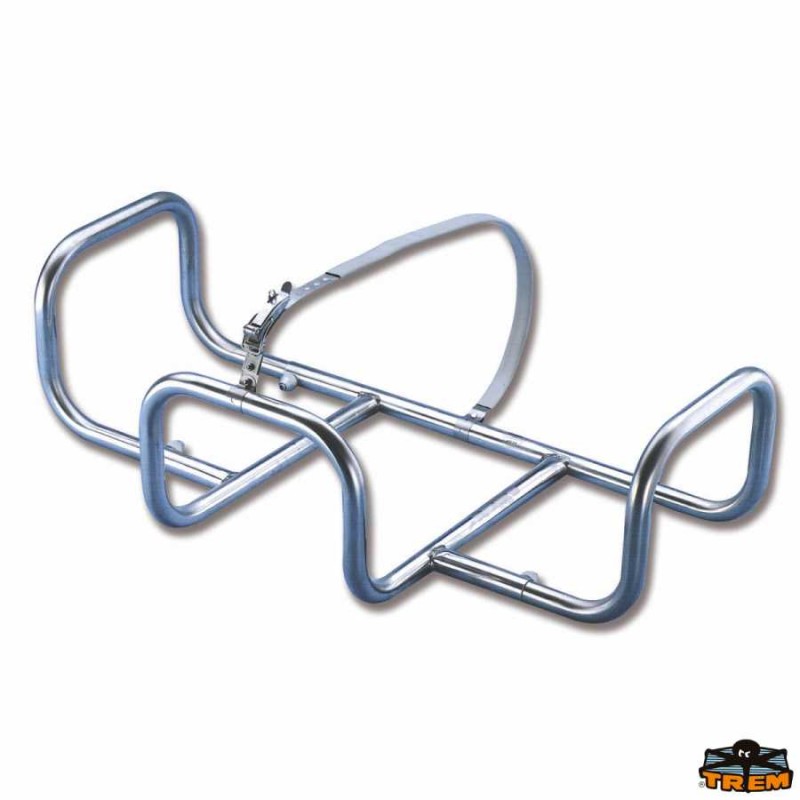 Telaio regolabile porta zattera in acciaio inox Aisi 316 tubo  dm. 30mm.